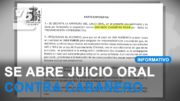 Decretada la apertura de juicio oral contra Santiago Cabañero por presunta prevaricación