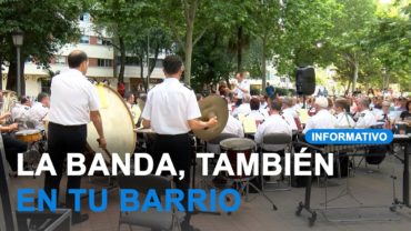 La Banda en tu Barrio’ cierra el ciclo en el templete del Parque Lineal