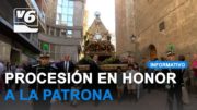 Procesión en honor a la patrona de Albacete, la Virgen de Los Llanos