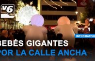 Bebés gigantes hicieron travesuras en plena Calle Ancha